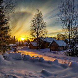 Пазл: Рождественский вечер