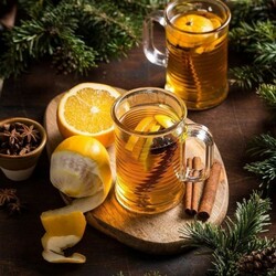 Пазл: Чай с лимоном и корицей