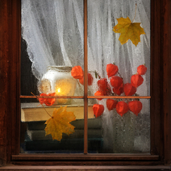 Пазл: Осеннее окно