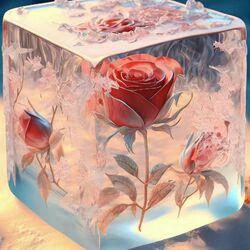 Пазл: Ледяная композиция