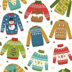 Пазл: Рождественские свитера