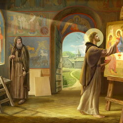 Пазл: Святой преподобный Андрей Рублёв