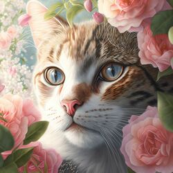 Пазл: Портрет кошки