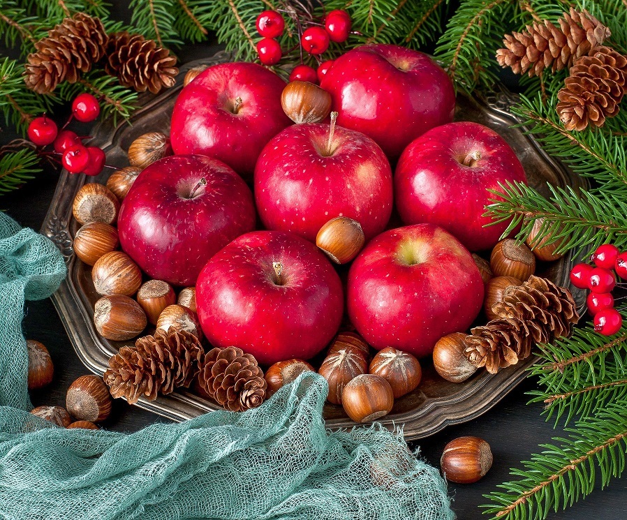 Пазл «Румяные яблоки» из 180 элементов | Собрать онлайн пазл №273964