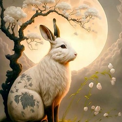 Пазл: Лунный кролик