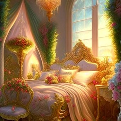 Пазл: Спальня фантазия
