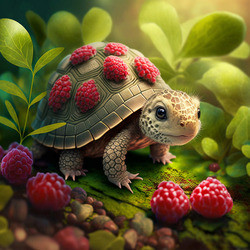 Пазл: Драгоценная черепаха