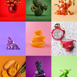 Пазл: Овощи и фрукты