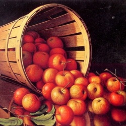Пазл: Корзина спелых яблок