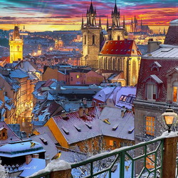 Пазл: Зимняя Прага 