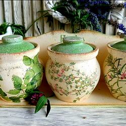 Пазл: Набор горшочков