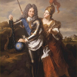 Пазл: Портрет герцога Филиппа II Орлеанского и мадам де Парабер 