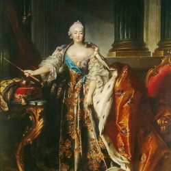 Пазл: Портрет российской императрицы Елизаветы Петровны 