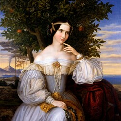 Пазл: Свадебный портрет Шарлотты фон Ротшильд