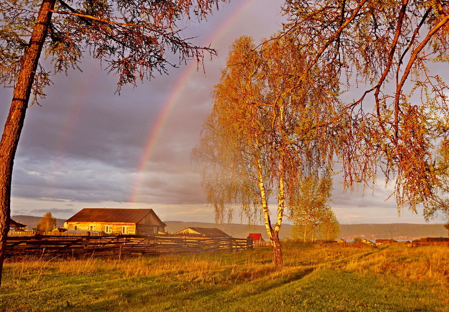 Пазл «Вечерняя радуга» из 247 элементов | Собрать онлайн пазл №277383