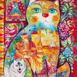 Пазл: Сказки кота Баюна