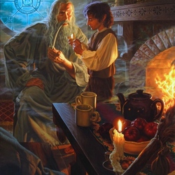 Пазл: Гэндальф и Фродо