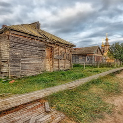 Пазл: Северная деревня