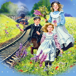Пазл: Дети железной дороги 
