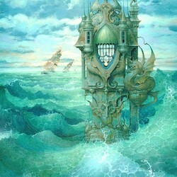 Пазл: Замок морского дракона