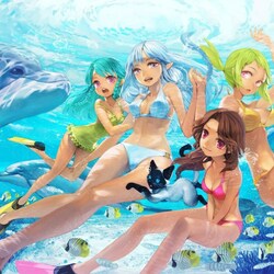 Пазл: Встреча под водой