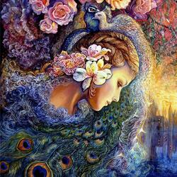 Пазл: Удивительный павлин