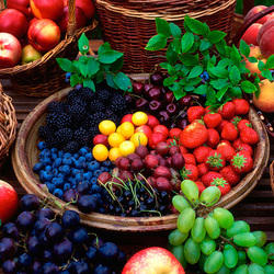 Пазл: Фруктово-ягодный