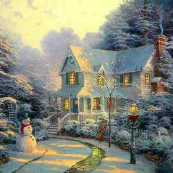 Пазл: Рождественский вечер
