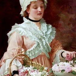 Пазл: Цветочница