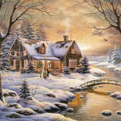 Пазл: Рождественская идиллия