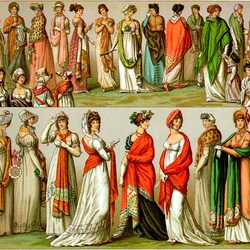 Пазл: Мода конца 18 века