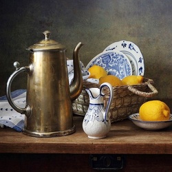 Пазл: Кофе и лимон 