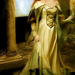 Пазл: Принцесса в средневековом замке