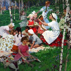 Пазл: Цветы мая