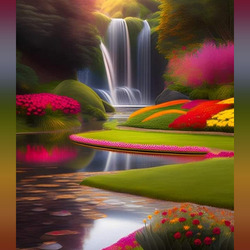 Пазл: Водопад