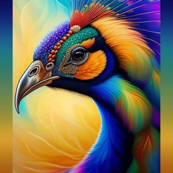 Пазл: Павлин