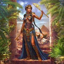 Пазл: Египтянка-воительница
