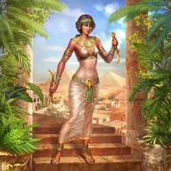 Пазл: Египтянка-жрица