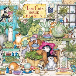 Пазл: Домашние кошачьи растения