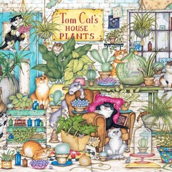 Пазл: Домашние кошачьи растения