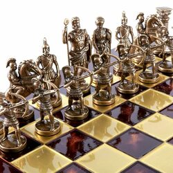 Пазл: Шахматные фигуры античных воинов