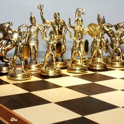 Пазл: Шахматные фигуры греческих богов