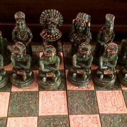Пазл: Шахматные фигуры ацтеков в Мексике