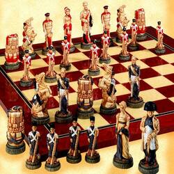 Пазл: Шахматные фигуры времен Наполеона