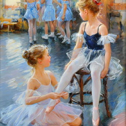 Пазл: Маленькие балерины  