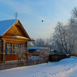 Пазл: Дом в русской деревне