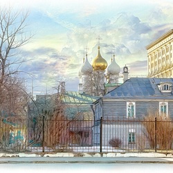 Пазл: Москва. Голиковский переулок  