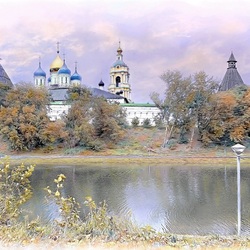 Пазл:  Новоспасский монастырь
