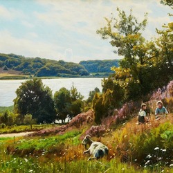 Пазл: Вид на озеро