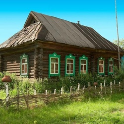 Пазл: Дом в русской деревне